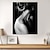 abordables Impressions de Personnes-Toile d&#039;art mural de personnes noir et blanc, affiche arrière de femme sexy, imprimés et affiches, peinture en tissu décoratif pour salon, images sans cadre