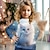 Χαμηλού Κόστους κοριτσίστικα 3d φούτερ και φούτερ-Κοριτσίστικα 3D Γάτα Πουλόβερ Pullover Ροζ Μακρυμάνικο 3D εκτύπωση Φθινόπωρο Χειμώνας Μοντέρνα Κομψό στυλ street Λατρευτός Πολυεστέρας Παιδιά 3-12 χρόνια Στρογγυλή Ψηλή Λαιμόκοψη