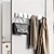 preiswerte Badezimmer-Organizer-Klappbarer Wandhaken, Mehrzweckhaken für Badezimmer-Garderobe, Handtuchhalter, Türschlüssel-Kleiderhaken, an der Wand montierter Bad-Organizer-Halter, robuste Garderoben-Wandhaken