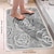 cheap Bathroom Gadgets-1pc Bath Rugs, Rose Flower Patterned Bathroom Bath Mat Flannel Non-slip Carpet Bathtub Floor Rug Shower Room Doormat Memory Foam Mat Washable Carpet