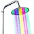 cheap Rain Shower-Rainbow 2 Modes LED Overhead Shower Head, 8 inch Round Rainfall Shower Head with Glow Light,  7 Color Automatically Changing Shower Top Head, Shower Bathroom Accessories