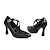رخيصةأون أحذية نسائية-نسائي كعوب ماري جين مناسب للحفلات عمل لون الصلبة كعب ستيلتو أمام الحذاء على شكل دائري موضة المشي PU مشبك أسود بني