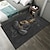 abordables tapis salon et chambre-Tapis de sol antidérapant art bouddha boho, pour chevet, salon, chambre à coucher, intérieur et extérieur