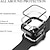 preiswerte Smartwatch-Hülle-2er Pack Uhrengehäuse mit Displayschutzfolie Kompatibel mit Apple Watch Series 8 7 41mm 45mm / Series 6 5 4 SE 40mm 44mm / Series 3 2 1 38mm 42mm Kratzfest Bling-Diamant HD klar Gehärtetes Glas
