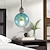 abordables Éclairages pour îlot-simplicité lampe à suspension en verre clair design nordique moderne restaurant droplight décor à la maison e27 lampe suspendue au plafond pour café loft dessert boutique bar 110-240v