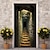 halpa Ovenpeitteet-vintage kiviportaat oven kannet ovi tapetti ovi verho koriste tausta ovi banneri etuovelle maalaistalon lomajuhlien sisustustarvikkeet