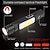 economico Luci LED da campeggio-potente led xpg &amp;Torcia cob Torcia rotante a 90 gradi Clip USB ricaricabile Torcia tattica super luminosa per esterni