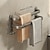 abordables Aparatos para el baño-Toallero montado en la pared que ahorra espacio, soporte de aluminio para cuarto de ducha, almacenamiento de toallas y baño, 1 ud.