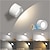 halpa LED-kaappivalot-led-kaappivalot kaukosäätimellä ladattava seinälamppu 3000mah, 3 värilämpötilaa himmennettävä magneettinen 360° pyörivä johdoton valo makuuhuoneen vuodekäytävään