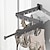 billiga Badrockskrokar-morgonrock krok badrumshylla luftare justerbar längd hopfällbar multifunktion modern modern aluminium 1st - badrum väggmonterad