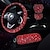 זול כיסויים להגה-סט אביזרי רכב בלינג 3 יחידות לנשים, כיסויי הגה בלינג בהתאמה אוניברסלית 15 אינץ&#039;