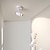 voordelige Dimbare plafondlampen-led-plafondlampen voor woonkamer, spots plafondlampen draaibaar spoorverlichting 1/2/3/4 kop plafondspots kledingwinkel