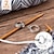 abordables arts, artisanat et couture-2 paquets d&#039;anneaux de boucle de crochet à tricoter pour les doigts, anneau de tension de crochet réglable, supports de doigts de guide de fil ouvert en métal, dés à tricoter pour crochet