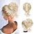 cheap Chignons-Messy Bun Hair Piece Claw Clip Bun Hair Accessories for Women Messy Wavy Curly Hair Bun Extensions