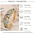 cheap Quartz Watches-5Pcs Set Luxury Womens Bracelet Quartz Watches Fashion Rhinestone Quartz Cuff Bangle Watch Oval Pointer Analog Wrist Watch Jewelry Set Gift For Mom Her