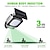 お買い得  屋外用ウォールライト-ソーラー屋外 LED 人体感知ライト家庭用中庭ライト超高輝度防水ウォールライトスプリットガーデンガレージ照明ライト 1pc