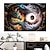 abordables Impresiones de Animales-Arte de pared de animales, lienzo, yin y yang, dos dragones, impresiones y carteles, imágenes abstractas, pintura decorativa de tela para sala de estar, imágenes sin marco