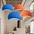 economico Luci Isola cucina-lampada a sospensione a led plafoniera da incasso 30/40/50 klein blu arancione bianco resina plafoniera a led moderna plafoniera rotonda lampada da soffitto per soggiorno corridoio