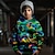 voordelige 3D hoodies en sweatshirts voor jongens-Jongens 3D Spel Trui met capuchon Pullover Lange mouw 3D-afdrukken Herfst Winter Modieus Streetwear Stoer Polyester Kinderen 3-12 jaar Buiten Casual Dagelijks Normale pasvorm