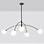 economico Modello sputnik-att nero sputnik lampadario 5 luci lampadario della metà del secolo lampada moderna industriale illuminazione a sospensione a soffitto per cucina sala da pranzo soggiorno camera da letto 110-240v
