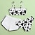 preiswerte Badebekleidung-kinderkleidung Mädchen Badeanzug Outdoor Feste Farbe bezaubernd Badeanzüge 7-13 Jahre Sommer Schwarz Weiß
