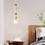 billiga Hängande-led taklampor 1-ljus 50cm modern köksö led modern svart guld mini taklampa, sängbord i sovrummet barnrum liten taklampa