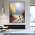 levne Krajinomalby-olejomalba ručně malované umění na zeď abstraktní malba nožemkrajina šedá domácí dekorace výzdoba srolované plátno bez rámu nenatažené