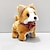 cheap Novelty Toys-Interactive Plush Puppy Toy–Electric Simulation Animal Plush Pet Dog Little White Rabbit Bouncing And Making Sounds Cute Pet Teddy Dog Husky Wagging Its Tail