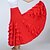 cheap Practice Wear-Ballroom Dance Skirts Pleats Pure Color Splicing Women's Performance Training High Spandex