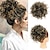 tanie Koki-niechlujny kok treska dla kobiet 70g elastyczny sznurek luźna fala kręcone bułeczki do włosów treska syntetyczny kok do włosów przedłużanie włosów dla kobiet codziennego użytku