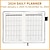 voordelige Notitieboeken &amp; Planners-a5 dagelijkse planner van 2024 januari tot december week om agenda te bekijken met penhouder elastische band lint bladwijzer 360 pagina&#039;s