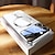 billige iPhone-etuier-trådløst ladet klart etui stort vindu glass linsebeskyttelsesdeksel magsafe magnetisk deksel til iphone 15 14 13 12 11 pro max plus