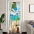 halpa Ovenpeitteet-meriparveke näkymä ovenpäälliset seinämaalaus sisustus ovi kuvakudos ovi verho koriste tausta ovi banneri irrotettava etuoveen sisäulko kodin huoneen sisustus maalaistalon sisustustarvikkeet