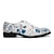 olcso Férfi fűzős bőrcipők-Férfi Félcipők Formális cipők Bullock cipő Ruha cipő Gyalogló Szüret Napi PU Kényelmes Fűzős Fehér / Kék Színes Ősz