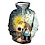 cheap Everyday Cosplay Anime Hoodies &amp; T-Shirts-The Nightmare Before Christmas Sally Hoodie Cartoon Manga Anime 3D Front Pocket Graphic For Couple&#039;s Men&#039;s Women&#039;s Adults&#039; Halloween Carnival Masquerade 3D Print Party Casual Daily