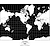 abordables fondo de pantalla del mapa del mundo-Mapa del mundo papel pintado mural vintage atlas revestimiento de paredes pegatina despegar y pegar pvc extraíble/material de vinilo autoadhesivo/adhesivo requerido decoración de pared para sala de