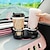 cheap Car Organizers-Car Seat Cup Double Hole Holder Adjustable 2-in-1 Water Bottle Drink Storage Rack Bracket