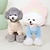 baratos Macacão-Cachorros Gatos Macacão Estilo bonito Casual Diário Inverno Respirável Macio Lavável Confortável Ao ar livre Casual / Diário Roupas para cães for Bichon Frise Pomerânia Animais de Pequeno Porte
