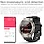 tanie Smartwatche-696 JA01 Inteligentny zegarek 1.43 in Inteligentny zegarek Bluetooth Monitorowanie temperatury Krokomierz Powiadamianie o połączeniu telefonicznym Kompatybilny z Android iOS Damskie Męskie Odbieranie