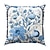 お買い得  花と植物のスタイル-ティール花柄両面枕カバー 1pc ソフト装飾正方形クッションケース枕カバー寝室のリビングルームのソファソファ椅子