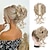 cheap Chignons-Messy Bun Hair Piece Claw Clip Bun Hair Accessories for Women Messy Wavy Curly Hair Bun Extensions