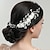 Χαμηλού Κόστους Κεφαλό Γάμου-Κομμάτια μαλλιών Κράμα Γάμου Γάμος Νυφικό Με Τεχνητό διαμάντι Λουλούδι Ακουστικό Καπέλα
