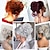 preiswerte Chignons/Haarknoten-Unordentlicher Dutt-Haarteil, zerzauste Hochsteckfrisuren, lockiges, gewelltes Haar, Dutt-Haarteil für Frauen, künstliche, unordentliche Haar-Dutt-Haargummi-Erweiterungen für den täglichen Gebrauch