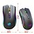 baratos Ratos-2.4g mouse sem fio rgb luz recarregável 4800dpi ajustável usb plug and play jogo de mouse óptico escritório em casa preto/branco
