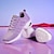 economico Sneakers da danza-Per donna Scarpe da ginnastica da ballo Moda Piatto Punta tonda Con lacci intrecciali Per adulto Nero Bianco Viola