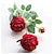 billige Kunstig blomst-3 hoder falske peon vaser for hjemmedekorasjon tilbehør bryllup dekorative blomster scrapbooking hage
