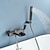 رخيصةأون شلال-حنفية حوض الاستحمام - الحد الأدنى مطلي تركيب الحائط صمام سيراميكي Bath Shower Mixer Taps