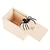 abordables Regalos-Caja de broma de araña, caja de madera aterradora, juguetes creativos de parodia de araña, juguetes de broma de halloween, regalo de Navidad
