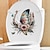 billige 3D-vægmalerier-blomstret blomster sommerfugl toilet mærkat, dekorative klistermærker til badeværelse toilet vandklosset, husholdnings gør-det-selv-mærkat, aftagelige badeværelse vægklistermærker