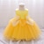 cheap Party Dresses-Kids Girls&#039; Party Dress Solid Color Sleeveless Performance Wedding Birthday Princess Sweet Polyester Cotton Blend Mesh Knee-length Party Dress Flower Girl&#039;s Dress Summer Spring Fall 3-8 Years Yellow